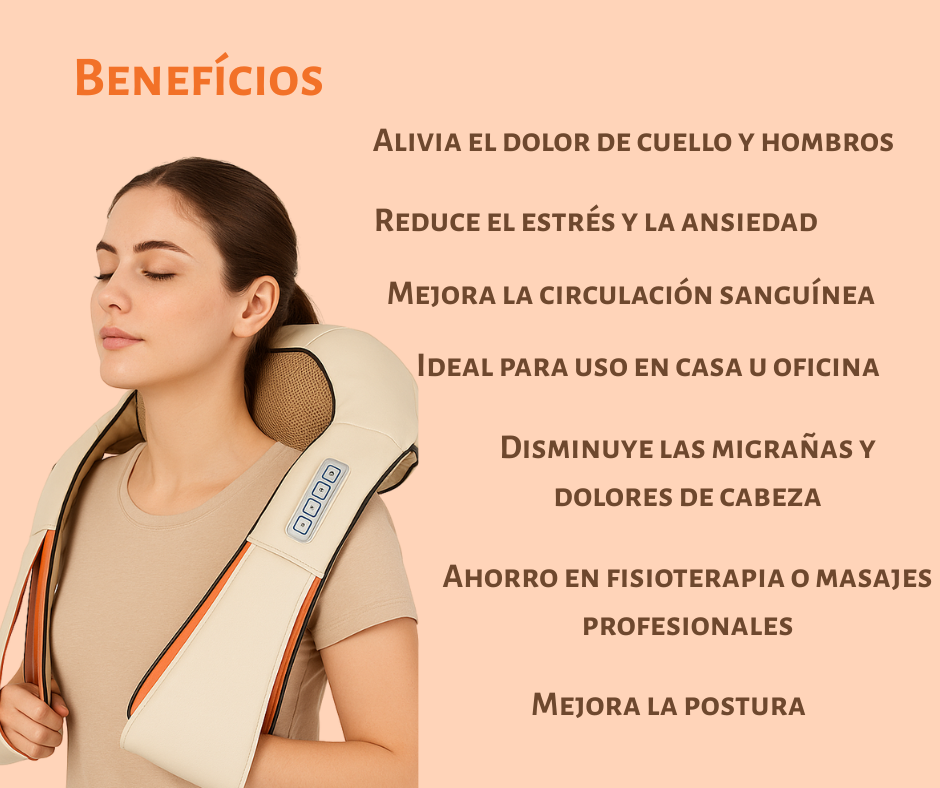 Massageador Inteligente para Pescoço e Cervical - CerviTech™