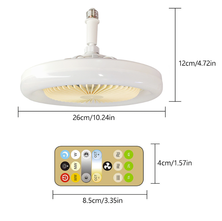 Ventilador de Techo 2 en 1 LumiVent Pro™ – Ilumina y Refresca tu Espacio